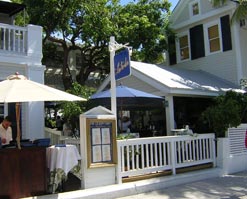 View of the Duval St restaurant
