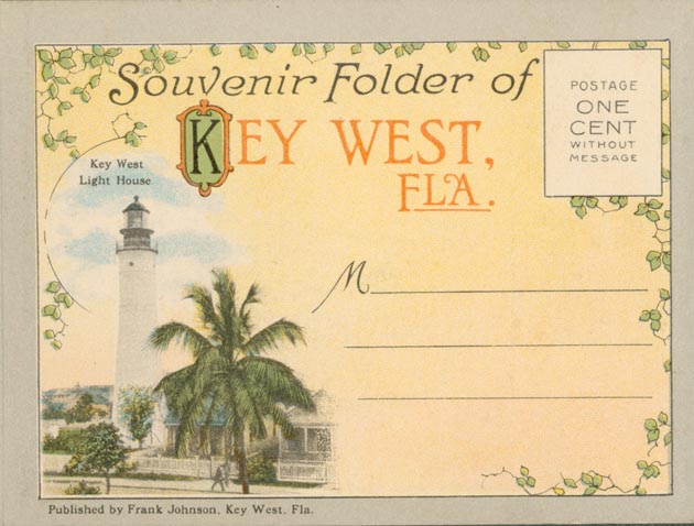 Vintage Postcard The Western Union In Sunset Of Key West Florida United  States